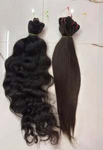 Cabello Indio Virgen de Primera Calidad, Extensiones de Cabello Indio Natural Liso, Cabello de un Solo Donante, Fabricante de Cabello - Product Image 4