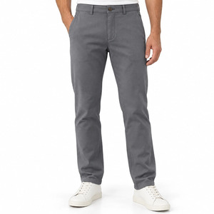 Pantalons chino en coton pour hommes sur mesure, doublure camouflage, coupe droite, streetwear décontracté, export direct d'usine BD, vente en gros OEM - Product Image 3