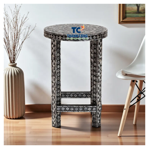 Fournisseur OEM professionnel TABLE EN Nacre d'Ormeau, Meuble d'appoint de luxe pour la maison, TABLE D'APPUI EN Nacre d'Ormeau, Vietnam - Product Image 1
