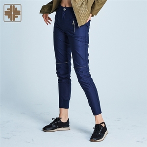 Pantalones de mujer azul marino atléticos OEM ODM - Product Image 2