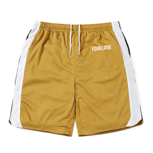 Shorts de basketball en maille polyester personnalisés avec logo, pour hommes, séchage rapide, respirants, taille mi-haute, fermeture élastique, imprimés par sublimation IRON MARK - Product Image 1