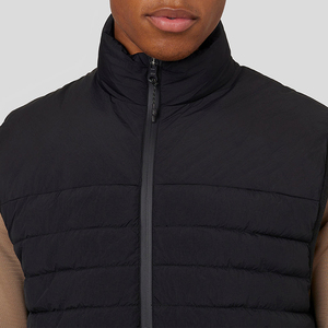 Wholesale <b>Men's</b> Winter <b>Warm</b> Thick Puffer Vest Stand Collar Zipper Sleeveless Padded <b>Jacket</b> Casual Outdoor Wear - Product Image 6