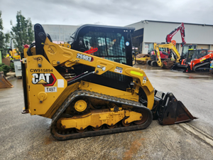รถตักล้อยาง CAT 259D3 แบบตีนตะขาบขนาดเล็ก พร้อมบุ้งกี๋ สำหรับงานก่อสร้างและขนย้ายวัสดุ - Product Image 2