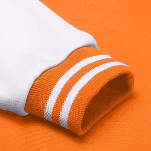 Chaqueta Varsity con Capucha para Hombre, Mezcla de Lana y Poliéster, Capucha Integrada, Estilo Béisbol Universitario, Casual, Invierno, Streetwear, con Botones a Presión - Product Image 3