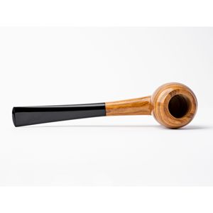 Pipa de Fumar de Madera Natural Hecha a Mano, Duradera, Ecológica, Reutilizable, Portátil, Estilo Vintage, Suministro al por Mayor - Product Image 1