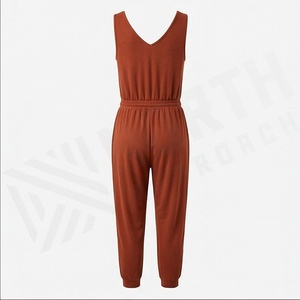 Ensemble 2 pièces d'été pour femme : short et combinaison sans manches en Spandex/Nylon pour le yoga et le fitness - Product Image 2