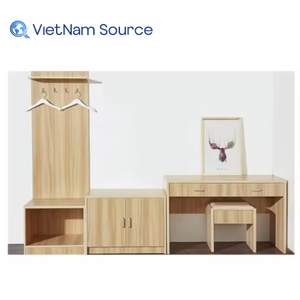 Premium Hotel Solid Wood Wardrobe Hotel Furniture - Spacious Wardrobe for Hospitality Interior - OEM/ODM Customization Available - Product Image 2