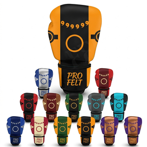 Gants de boxe OEM ODM confortables de qualité supérieure pour l'entraînement professionnel, le sparring, le MMA, le fitness et le sac de frappe avec support de poignet - Product Image 1