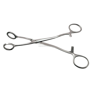 Pinzas quirúrgicas Collins para sujeción de lengua, de acero inoxidable, para cirugía oral, odontología y medicina. - Product Image 5