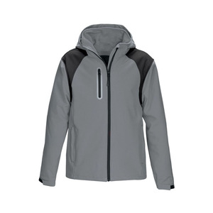 Veste softshell pour homme, design personnalisé OEM, randonnée, sport, respirante, séchage rapide, coupe-vent, unisexe - Product Image 5