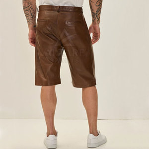 Pantalones Cortos de Cuero para Hombre, Ligeros, Hechos con el Mejor Material, Precio al por Mayor, Pantalones Cortos de Cuero para Hombre en Venta - Product Image 2