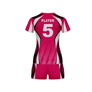 Conjunto de Uniforme de Voleibol 7V7 Personalizado para Hombre, 100% Poliéster, Impresión por Transferencia de Calor, Transpirable, Secado Rápido, Color Personalizado, Nombre del Equipo - Product Image 4