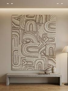 High Selling Handmade Persian Wool Modern Floral Oushak Rug High Pile Latex Backing Non-Slip Washable Home Decor Living Room - Product Image 5