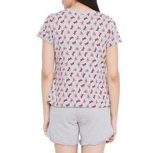 Nuevo conjunto de dos piezas de verano para mujer, de alta calidad, a la moda, informal, de color sólido, con pantalones cortos y top para chicas, con estampado personalizado. - Product Image 2