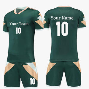 Dernier modèle d'uniforme de football pour hommes en polyester, ensemble d'uniformes d'entraînement de club avec logo et nom d'équipe, service OEM - Product Image 4