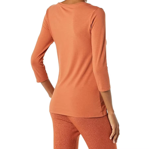 Camiseta de Manga Larga con Cuello Redondo para Mujer, Corte Regular, Tallas XS-3XL, Ropa Deportiva Transpirable - Product Image 2