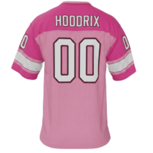 เสื้อฟุตบอลอเมริกันแบบสวมใส่สบายทรงโอเวอร์ไซส์ พิมพ์ลายโลโก้คุณภาพสูงตามสั่ง สำหรับผู้ชาย - Product Image 2