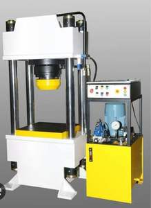 Prensa hidráulica de acero inoxidable tipo 4 pilares DIVINE con capacidad de 60 toneladas - Product Image 3