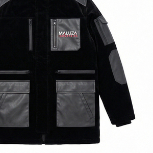 <b>Mens</b> Outdoor Hunting Parka Breathable Waterproof Windproof <b>Soft</b> <b>Shell</b> with Hood Straps Print MALUZA INDUSTRIES - Product Image 2