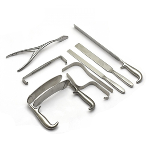 Ensemble d'instruments manuels pour les fessiers, qualité supérieure, neuf, 9 pièces, chirurgie plastique, acier inoxydable, certifié CE, Tegra Classe II - Product Image 1