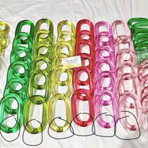 Eslabones de cadena de resina personalizados, eslabones de cadena de resina al por mayor, cadena de eslabones de resina para decoración - Product Image 4