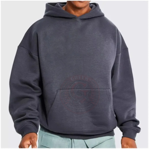 Sudadera con Capucha Extra Grande para Hombre, de Algodón Premium, con Interior Suave, para Uso Diario Informal - Product Image 1