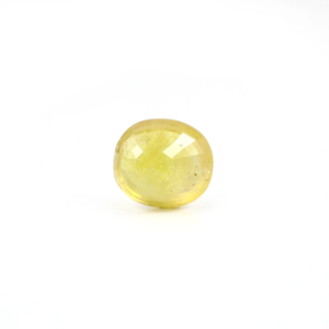 5.45 Carat Oval Cut Yellow Sapphire Loose Gemstone for Fine Jewelry - Product Image 2