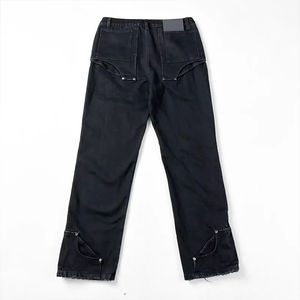 กางเกงยีนส์ทรงหลวมสั่งตัดพิเศษ ทรงตรง ผ้าหนา สำหรับฤดูหนาว แห้งเร็ว กำลังฮิต คุณภาพดีเยี่ยม กางเกงยีนส์เดนิมฟอก - Product Image 2