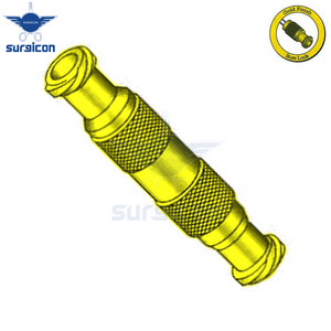 Adaptador de Transferencia de 7.5 cm / 3 Pulgadas con Acabado Dorado Sure Lock, Adaptador de Transferencia Quirúrgica, Instrumentos de Liposucción - Product Image 3