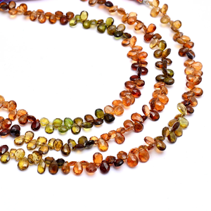 Cuentas de Turmalina Multicolor AAA+ de 6x4mm-7x5mm, Cuentas de Turmalina Natural Petrol, Piedras Preciosas Semipreciosas, Cuentas Facetadas para Joyería - Product Image 5