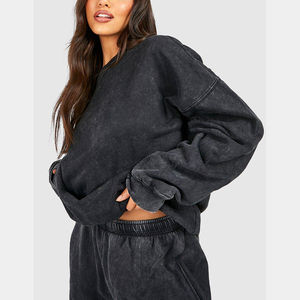 High Quality Wholesale women'<b>s</b> cotton tracksuit set premium athletic sweat <b>suits</b> for global importers high quality casual wear - Product Image 6