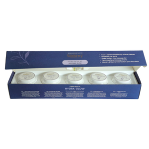 Kit de soin du visage Hydra Glow professionnel Silkberry 260g, kit de soin du visage hydratant en 6 étapes avec sérum booster pour salon et spa - Product Image 2