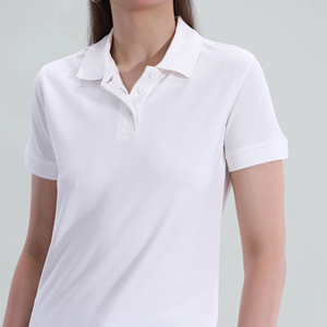 Camiseta Ecológica de Algodón 100% para Mujer, con Logotipo Personalizado OEM, de Alta Calidad, Blanca, Transpirable, Antiarrugas, Casual, Regular, con Apliques - Product Image 6
