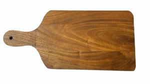 Planche à découper en bois artisanale, durable, pour légumes, fruits et viande, bois naturel rustique - Product Image 3