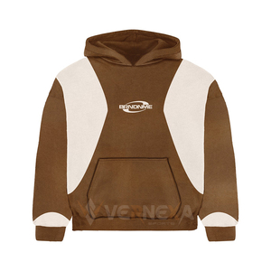 <b>Wholesale</b> <b>Flare</b> Baggy Sweat Suit Full Screen Printing Hoodie Fashion Pullover Sun Fade Tracksuit Drawstring Closure Regular Wear - Product Image 5