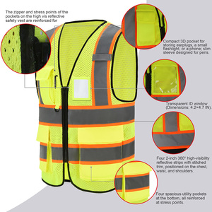 Premium Quality Security Vest Featuring Breathable Material for Long Lasting Wear and Comfort Fit Security Vest - Product Image 4