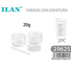 Tarros cosméticos con espátula de 20 g, 2 piezas, para almacenamiento de maquillaje - Product Image 3