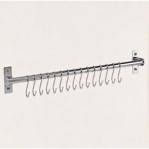 Support mural en acier inoxydable pour ustensiles de cuisine – Organisateur gain de place pour casseroles, poêles, louches et autres équipements de cuisine - Product Image 1