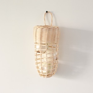 Cestas colgantes de ratán sostenible para pared de cocina, precio al por mayor, contenedor para cebollas y ajo - Product Image 3