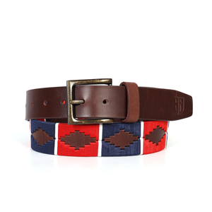 Ceinture en cuir marron brodée personnalisée 2025 pour homme et femme avec boucle en alliage – Design éco-responsable sur mesure - Product Image 3