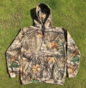 Veste de chasse pour homme, design unique, en coton mélangé, camouflage, imperméable, coupe-vent, fermeture éclair ouverte, pour l'hiver, en vente - Product Image 3