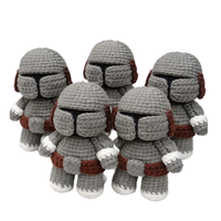 Poupée Amigurumi Classique Faite Main au Crochet, Jouet en Laine Tricoté Personnalisé, Cadeau Décoratif, Vente en Gros, Fabriqué au Vietnam TUYET DUNG 3D