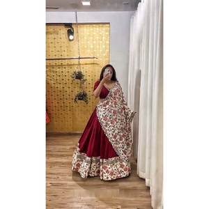 Navratri Lehenga Choli con hermoso trabajo de impresión digital para la colección de impresión de arte - Product Image 2