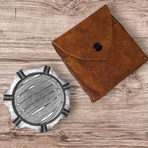 Cendrier en acier Damas robuste, design unique à couches superposées, cendrier en métal pour cigarettes et cigares, idéal comme cadeau pour fumeurs - Product Image 6