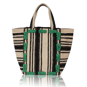 Bolsa de Mano de Lona de Algodón con Diseño Personalizado, Tendencia 2026, Gran Capacidad, Orgánica, Reutilizable, con Cierre, Plegable, para la Playa, Compras, para Damas - Product Image 1