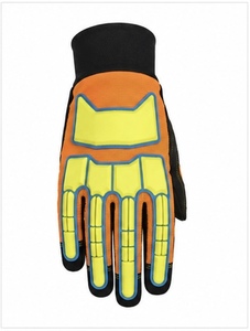 ถุงมือกันกระแทก MUBASHAR PRO GRIP INTERNATIONAL สำหรับงานภาคสนาม ดีไซน์ตามหลักสรีรศาสตร์ทันสมัย เคลือบไนไตรล์บริเวณฝ่ามือ - Product Image 3