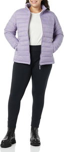 <b>Womens</b> Cropped Puffer <b>Jacket</b> Stand Collar Quilted Winter Coat Warm Bubble Shell Casual <b>Zip</b> <b>Up</b> Outerwear Wholesale Clothing - Product Image 4