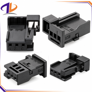Connecteur de faisceau de câbles électriques automobile 1-1418640-5 compatible, 3 broches mâle/femelle, contact en cuivre, boîtier en nylon - Product Image 1