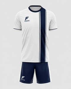 Ensemble de maillot de football pour homme F2WIN, manches courtes, col en V, maille solide, respirant, séchage rapide, évacuation de l'humidité, vêtements de sport pour toutes les saisons - Product Image 3
