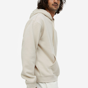 Sudaderas con Capucha Extra Grandes Unisex, Color Sólido Rojo/Negro/Gris, Otoño Invierno, Forro Polar, Logotipo Frontal, Estilo Hip Hop, 100% Algodón - Product Image 4